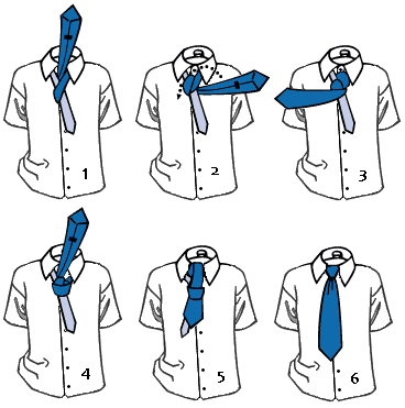 Как завязать галстук пошагово - фото, простой способ, видео 2