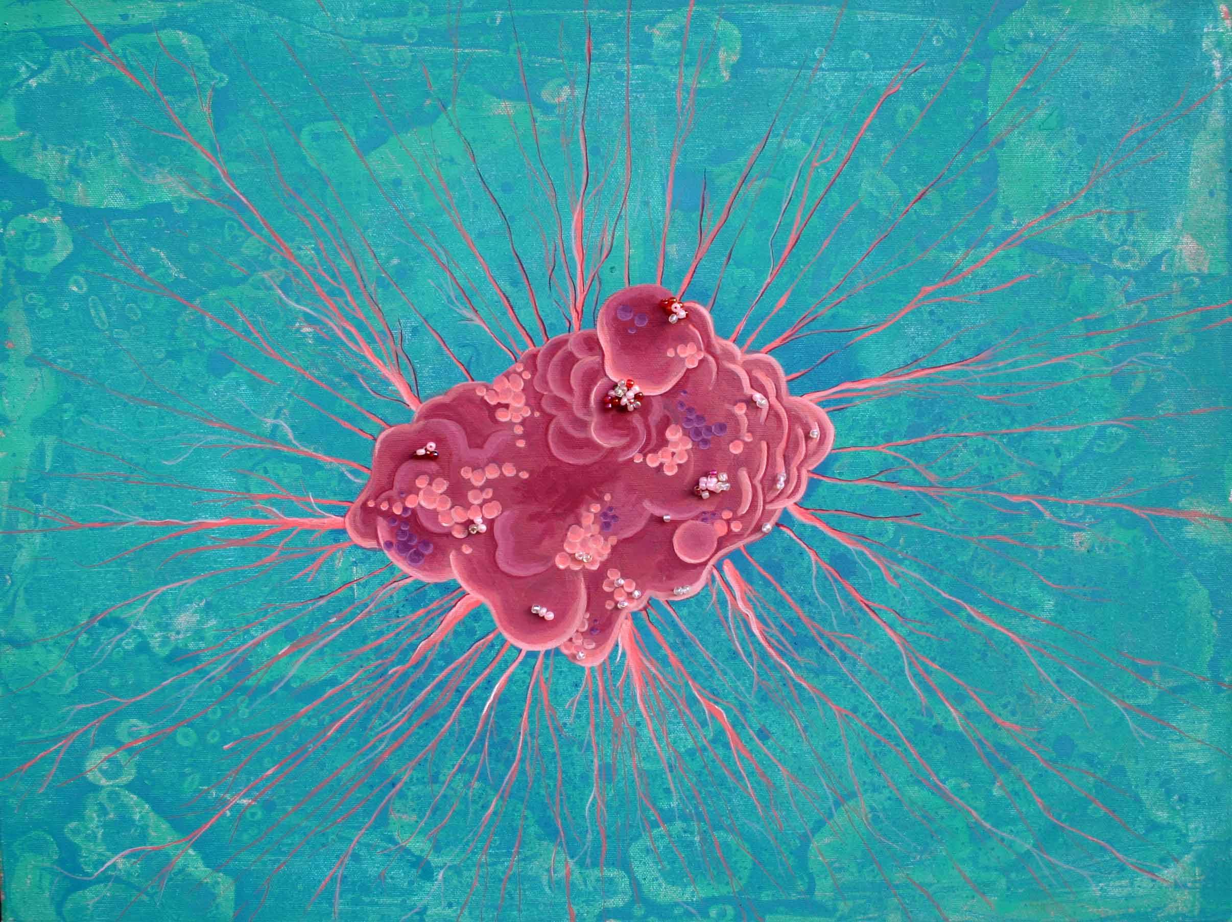 I am cancer. Раковая клетка рисунок. Раковая клетка нарисованная.
